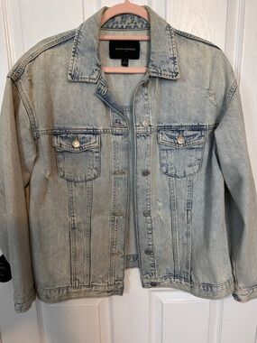 Banana Republic Washed Blue Denim Jacket